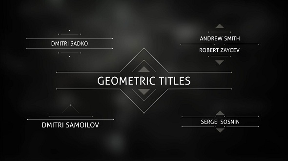 VideoHive Geometric Titles 14745548