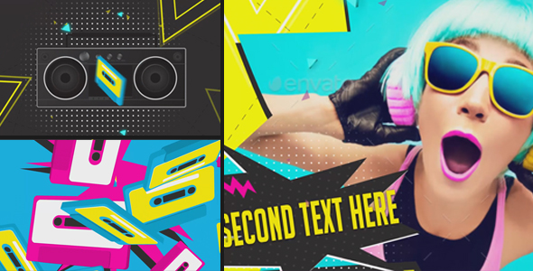 VideoHive Glam Rock Cassette Slideshow 20054183