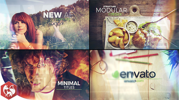 VideoHive Glass Slideshow Titles 15963070
