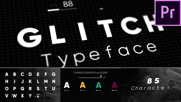 VideoHive Glitch - Animated Typeface 22846308