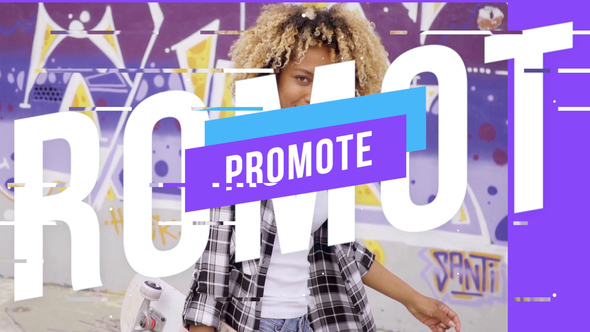 VideoHive Glitch Colorful Opener 22418108