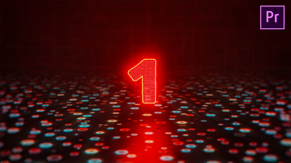 VideoHive Glitch Countdown Logo 24783171