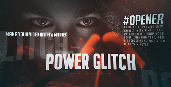 VideoHive Glitch Opener 15214541