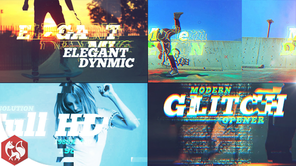 VideoHive Glitch Opener 19929942