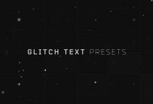 VideoHive Glitch Text Presets 19033484