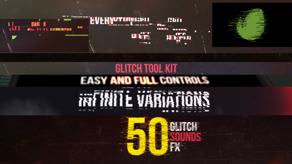 VideoHive Glitch Tool Kit 13924284