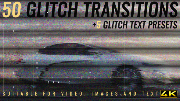VideoHive Glitch Transitions 19256451