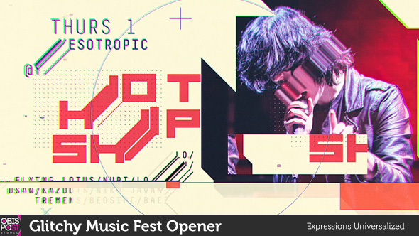 VideoHive Glitchy Music Fest Opener 19167805