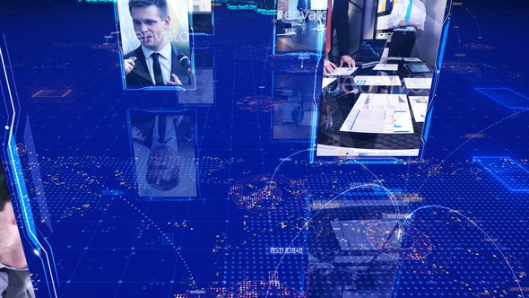 VideoHive Global Connection Opener 4K 24505874