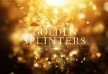 VideoHive Golden Splinters 21690758
