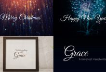 VideoHive Grace - Animated Handwriting Typeface 25072496