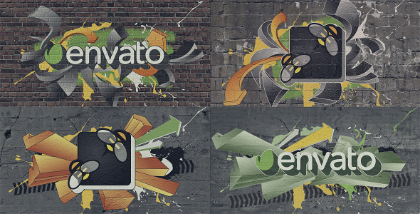 VideoHive Graffiti Logo 9575382