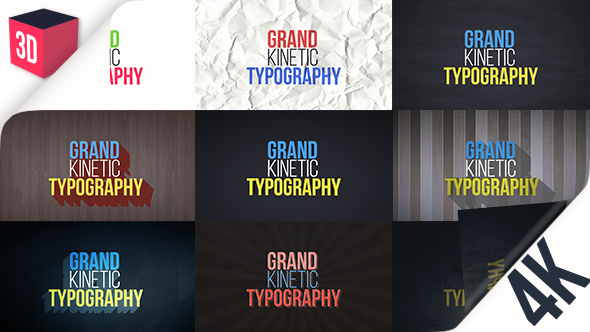 VideoHive Grand Kinetic Typography 17124183