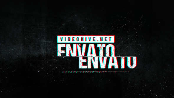 VideoHive Grunge Glitch Logo 19552310