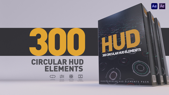 VideoHive HUD 300 27596143