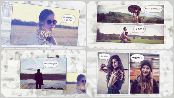 VideoHive Hand Drawn Family Holiday Slideshow 12894168