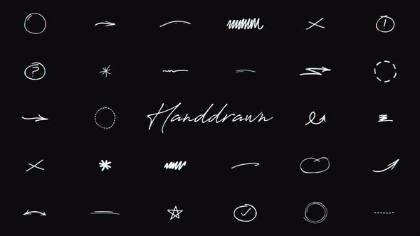 VideoHive Handrawn Elements 37715923