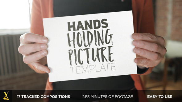 VideoHive Hands Holding Pictures 13748637