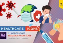 VideoHive Healthcare Icons (Coronavirus) 26176815