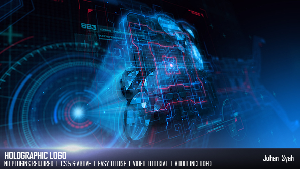 VideoHive Holographic Logo 19581817