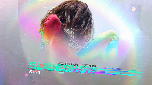 VideoHive Holographic Stylish Slideshow 37122854