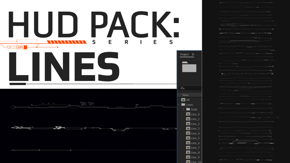 VideoHive Hud Pack - Lines 28108512