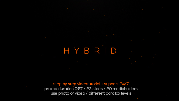 VideoHive Hybrid Typo Opener 19879373