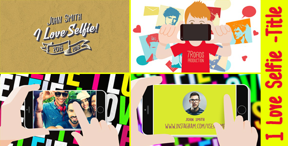 VideoHive I Love Selfie 13917922