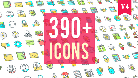 VideoHive Icons Pack 390 Animated Icons 20235601