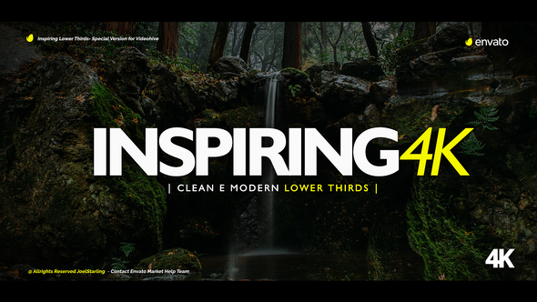 VideoHive Inspiring Lower Thirds for Premiere 21874120