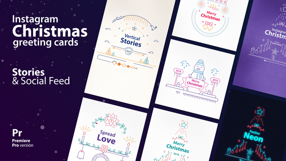 VideoHive Instagram Christmas Stories 22867784