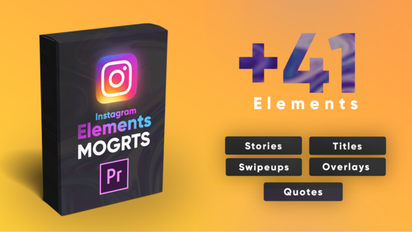 VideoHive Instagram Elements Pack-MOGRT 25331110