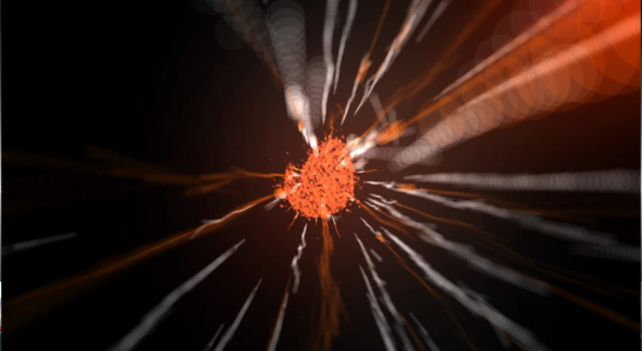 VideoHive Intense Particles Logo 20211086