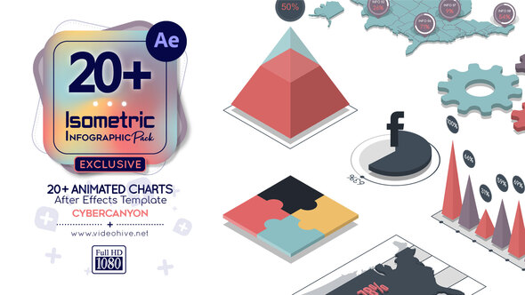 VideoHive Isometric Infographic Pack 37547856