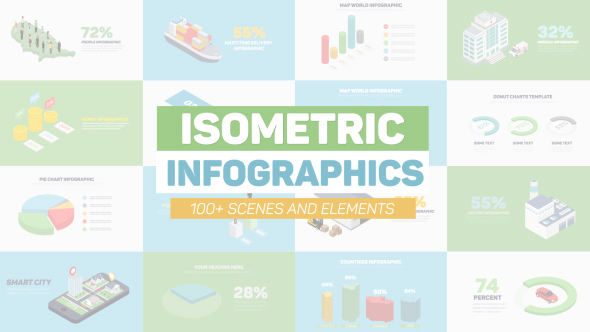 VideoHive Isometric Infographics 20869321
