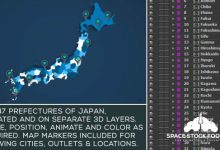 VideoHive Japan Map Kit 17711358