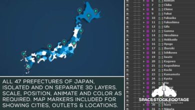 VideoHive Japan Map Kit 17711358