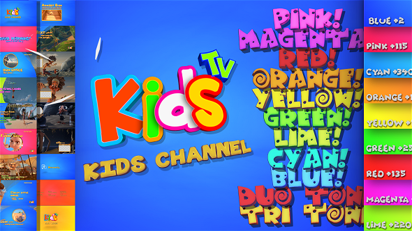 VideoHive Kids And Family Channel Broadcast Graphics Package 20904879