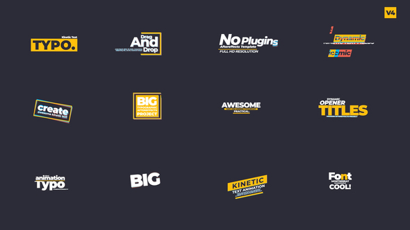 VideoHive Kinetic Text Animations V 0.4 27691398