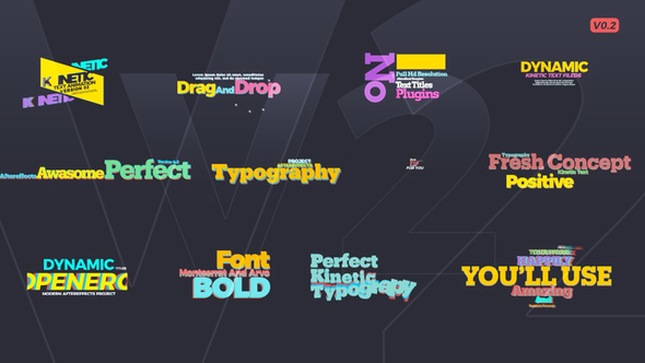 VideoHive Kinetic Text V2 22015307