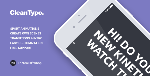 VideoHive Kinetic Typography - Clean Typo 2 Corporate 7197304