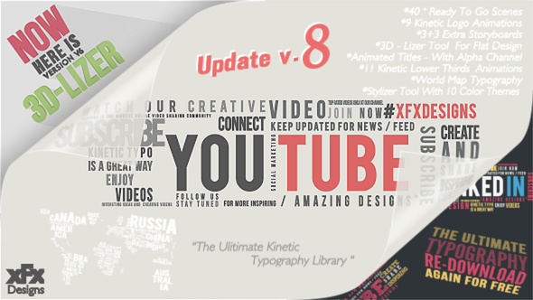 VideoHive Kinetic Typography Pack 6210510