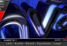 VideoHive LED Audio React Equalizer Logo 17469448
