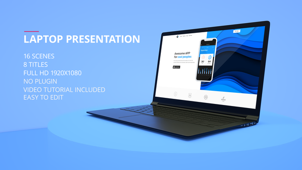 VideoHive Laptop Presentation 23151845