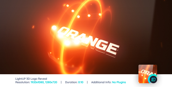 VideoHive LightUp 3D Logo Reveal 180025