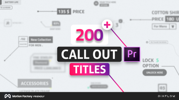 VideoHive Line Call Out Titles for Premiere Pro 22633449