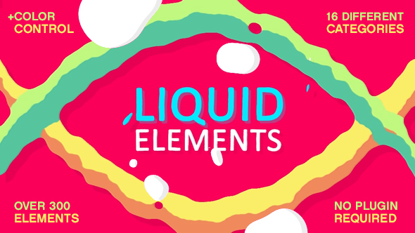 VideoHive Liquid Elements FX 16708647
