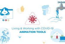 VideoHive Living & Working with COVID-19 - Animated graphics 26718623