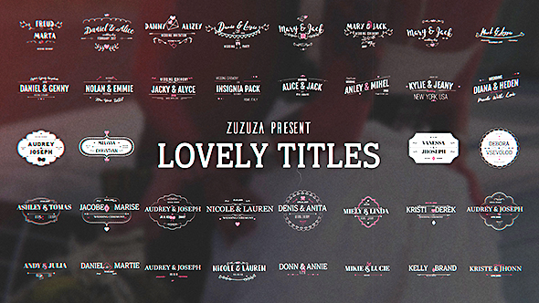 VideoHive Lovely Titles 19328834
