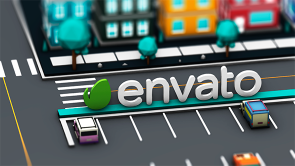 VideoHive LowPoly 3D City 19175827